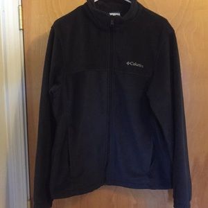 Men’s Columbia Full Zip Fleece, Black